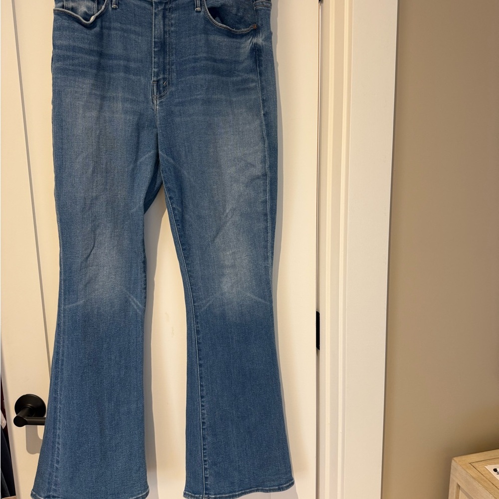 MOTHER Light Blue Flare Jeans